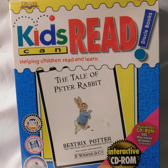 Peter Rabbit Kids Can Read Interactive CD Rom NEW in Box - Picture 1 of 5